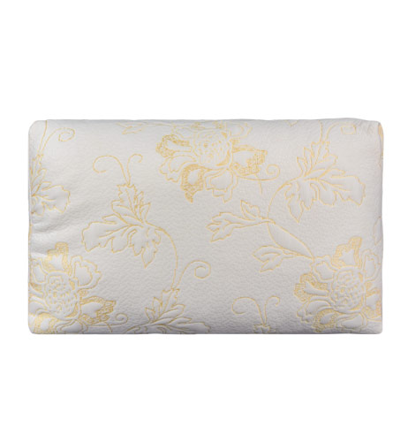 Classic Memory Foam Pillow – White Flower