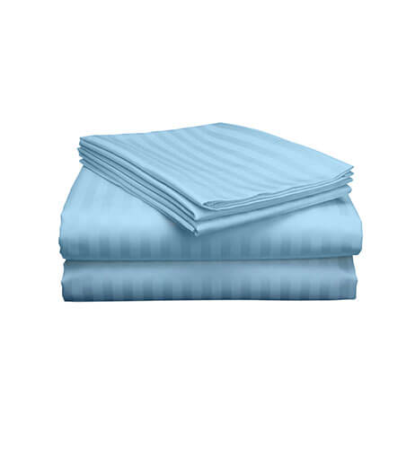 Satin Stripe Bedsheet Set