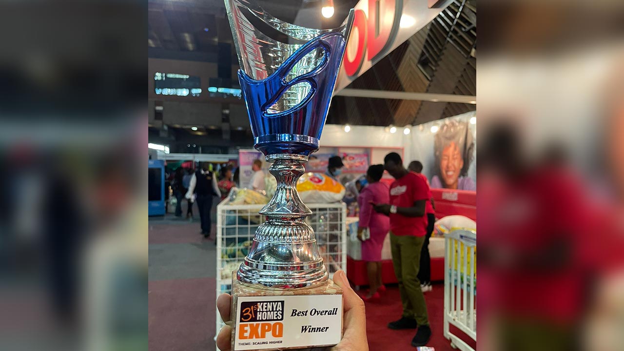 Superfoam ltd wins best Brand at the 31st Kenya Homes Expo 2022