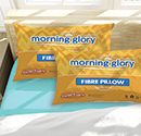 Morning Glory Fibre Pillow 2 Pack